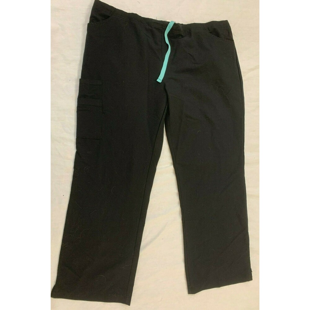 ALLHEART STRETCH SCRUB WOMENS MEDICAL STRETCH PANTS SIZE 2XL